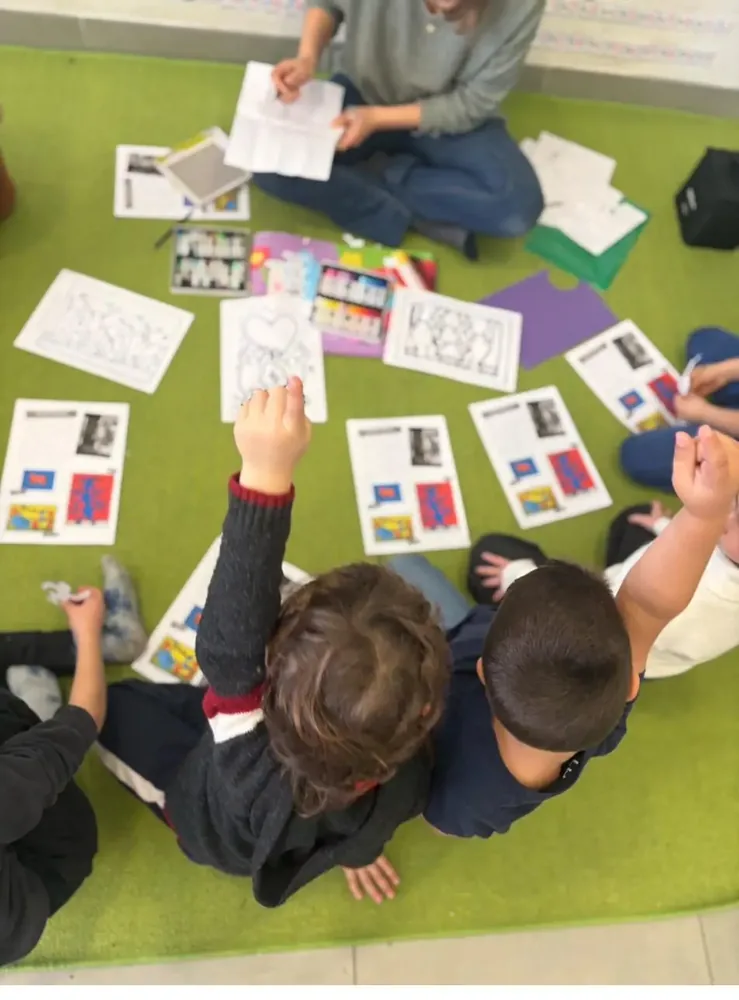Atelier créatif à l'École Montessori S'Espéri